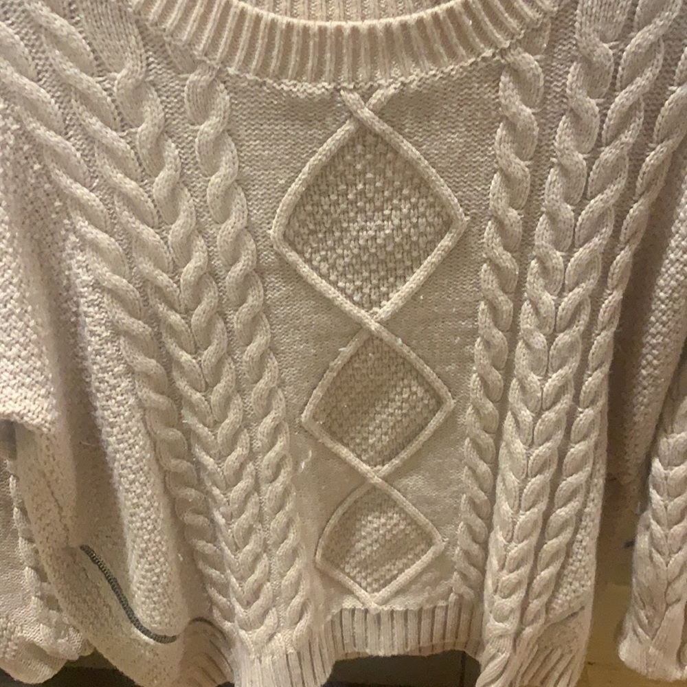 Peach zipper sweater - Picture 3 of 3